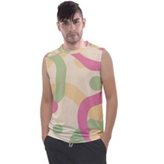 Line Pattern Dot Men s Regular Tank Top