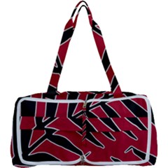 Leaves Silhouette Tropical Style Print Multi Function Bag