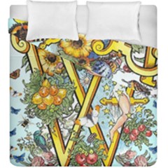 The Illustrated Alphabet - W - By Larenard Duvet Cover Double Side (king Size)