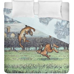 Happy Is The Hare At Morning - By Larenard Duvet Cover Double Side (king Size)