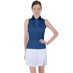 Aegean Blue - Women s Sleeveless Polo Tee by FashionLane