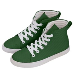 Basil Green - Women s Hi-top Skate Sneakers