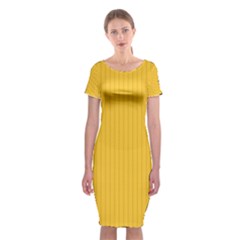 Aspen Gold - Classic Short Sleeve Midi Dress by FashionLane