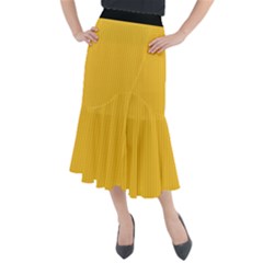 Aspen Gold - Midi Mermaid Skirt by FashionLane