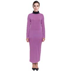 Bodacious Pink - Turtleneck Maxi Dress by FashionLane