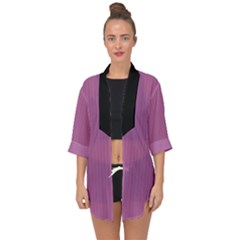 Bodacious Pink - Open Front Chiffon Kimono by FashionLane