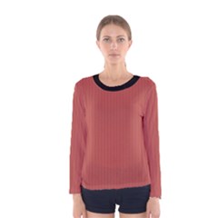 Blush Red - Women s Long Sleeve Tee