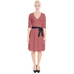 Blush Red - Wrap Up Cocktail Dress by FashionLane