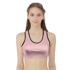 Baby Pink - Sports Bra With Border by FashionLane