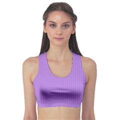 Floral Purple - Sports Bra