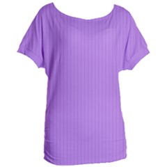 Floral Purple - Women s Oversized Tee