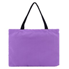 Floral Purple - Zipper Medium Tote Bag by FashionLane