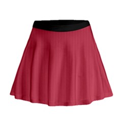 French Raspberry Red - Mini Flare Skirt by FashionLane