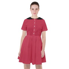 French Raspberry Red - Sailor Dress