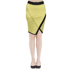 Harvest Gold - Midi Wrap Pencil Skirt by FashionLane