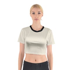 Magnolia White - Cotton Crop Top by FashionLane