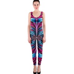 Fractal Flower One Piece Catsuit by Sparkle