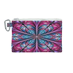 Fractal Flower Canvas Cosmetic Bag (Medium)