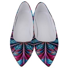 Fractal Flower Women s Low Heels