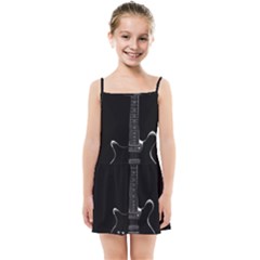 Fractal Guitar Kids  Summer Sun Dress by Sparkle