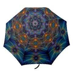 Fractal Flower Folding Umbrellas by Sparkle