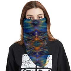 Fractal Flower Face Covering Bandana (triangle) by Sparkle