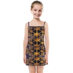 Fractal Flower Kids  Summer Sun Dress by Sparkle