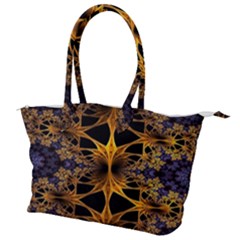 Fractal Flower Canvas Shoulder Bag by Sparkle