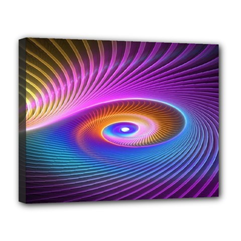 Fractal Illusion Canvas 14  x 11  (Stretched)