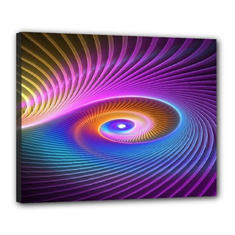 Fractal Illusion Canvas 20  x 16  (Stretched)