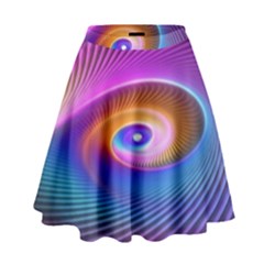 Fractal Illusion High Waist Skirt by Sparkle