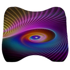 Fractal Illusion Velour Head Support Cushion