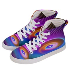 Fractal Illusion Men s Hi-Top Skate Sneakers