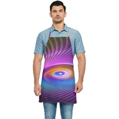 Fractal Illusion Kitchen Apron