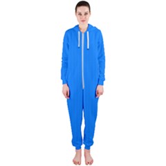 Azure Blue - Hooded Jumpsuit (ladies)  by FashionLane