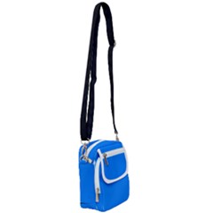 Azure Blue - Shoulder Strap Belt Bag by FashionLane