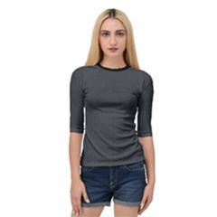 Anchor Grey - Quarter Sleeve Raglan Tee