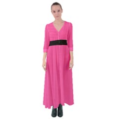 Brilliant Rose - Button Up Maxi Dress by FashionLane