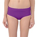 Dark Orchid - Mid-Waist Bikini Bottoms View1