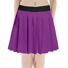 Dark Orchid - Pleated Mini Skirt by FashionLane