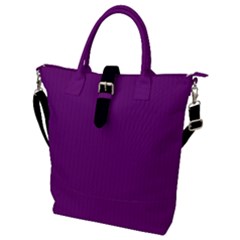 Dark Orchid - Buckle Top Tote Bag by FashionLane