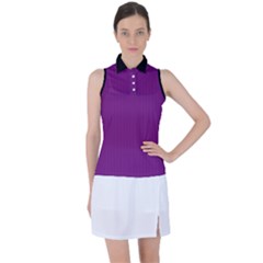 Dark Orchid - Women s Sleeveless Polo Tee by FashionLane