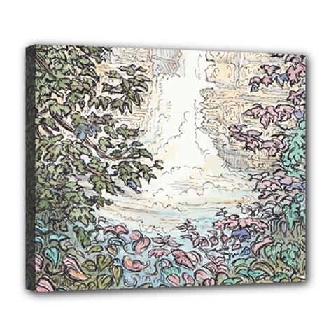 Natura Eternal - By Larenard Deluxe Canvas 24  X 20  (stretched) by LaRenard