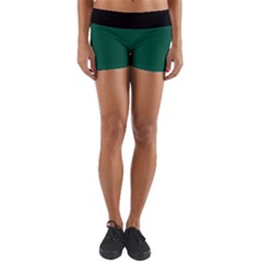 Christmas Green - Yoga Shorts by FashionLane