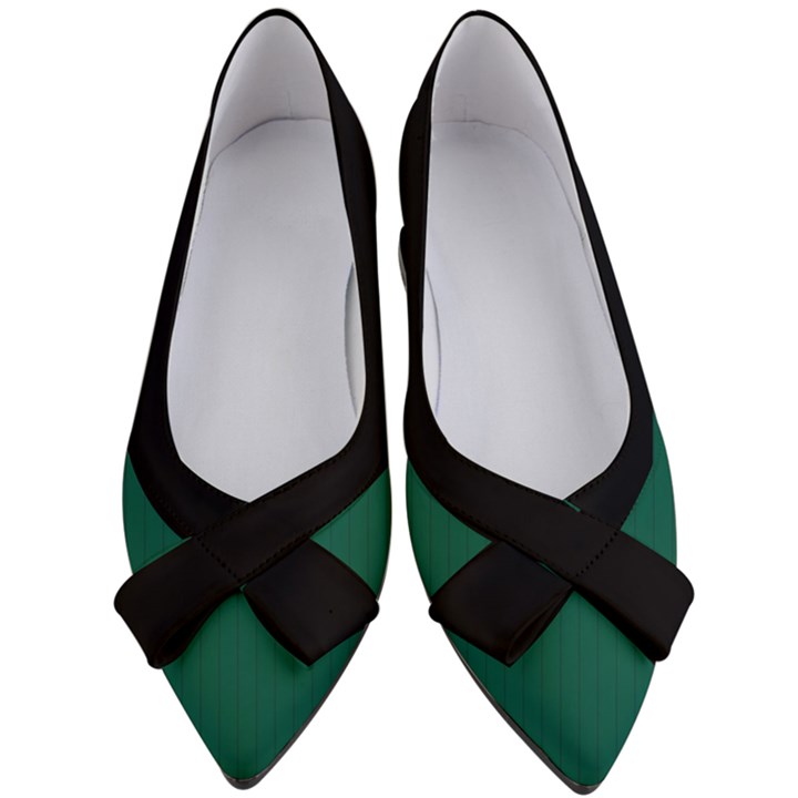 Christmas Green - Women s Bow Heels