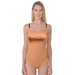 Cantaloupe Orange - Camisole Leotard  by FashionLane