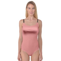 Candlelight Peach - Camisole Leotard 