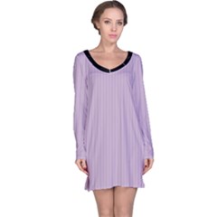 Wisteria Purple - Long Sleeve Nightdress by FashionLane