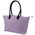 Wisteria Purple - Canvas Shoulder Bag View1