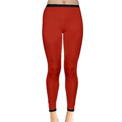 Christmas Red - Inside Out Leggings by FashionLane